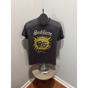 Sublime Sun Logo Dark Gray Tshirt Size Large